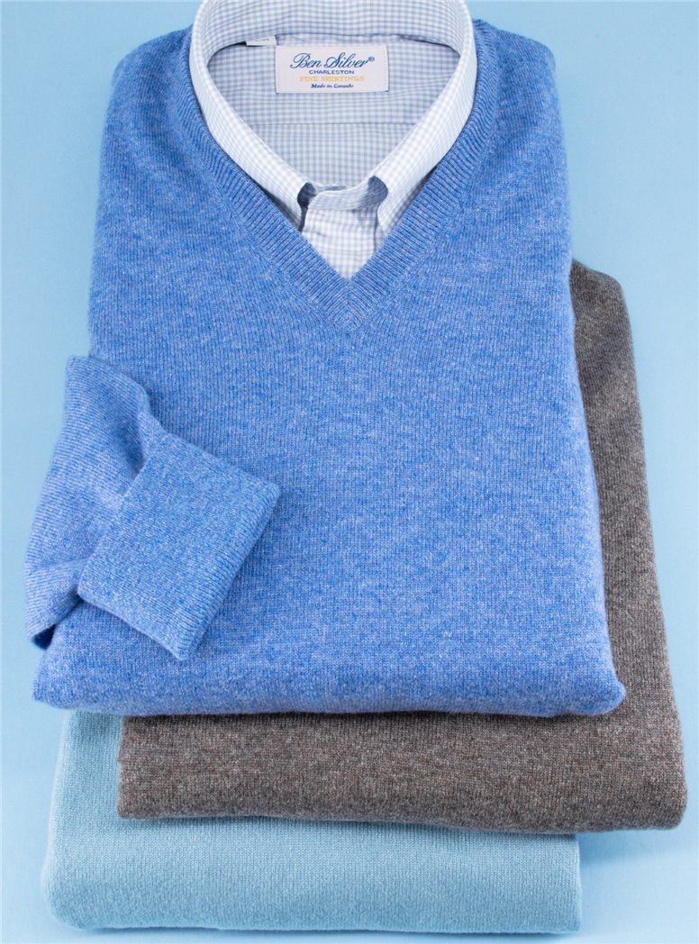 Cashmere V-neck Sweaters