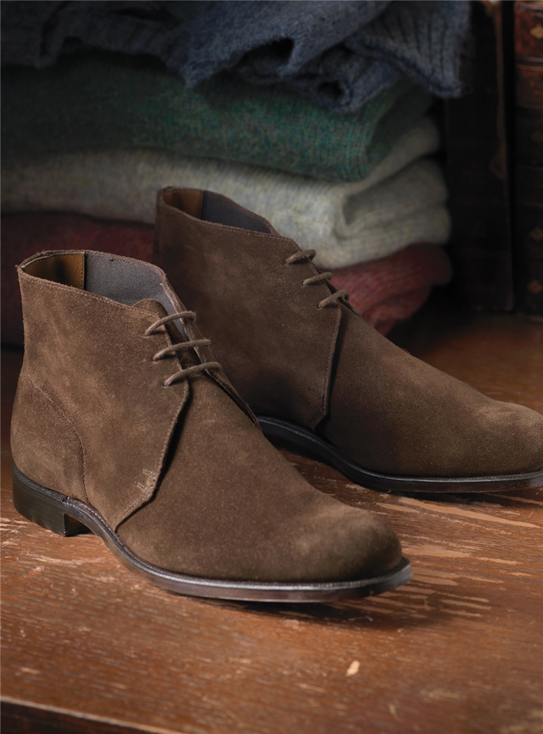 The Chukka in Dark Brown Suede