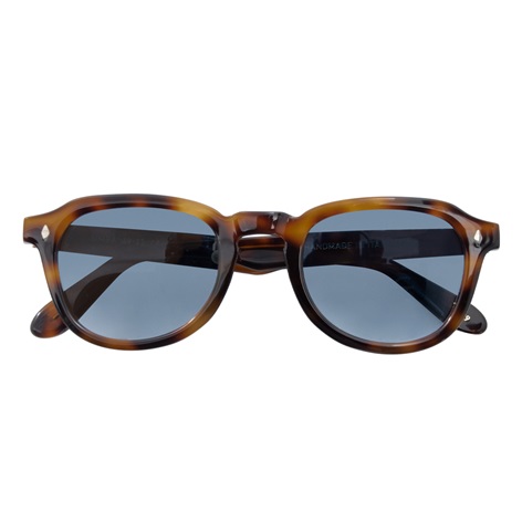 Small Semi-Round Sunglasses Havana Tortoise