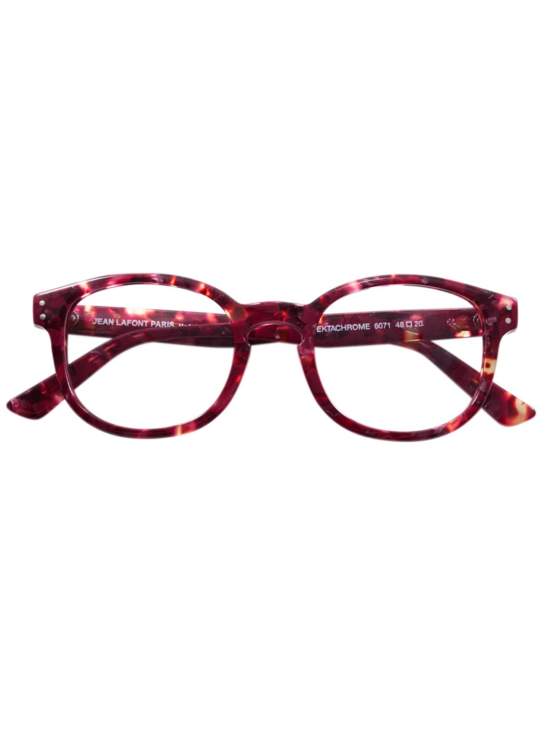 Bold Semi-Square Frame in Pink Marble