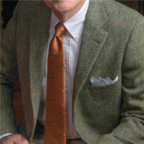 Green British Tweed Sport Coat