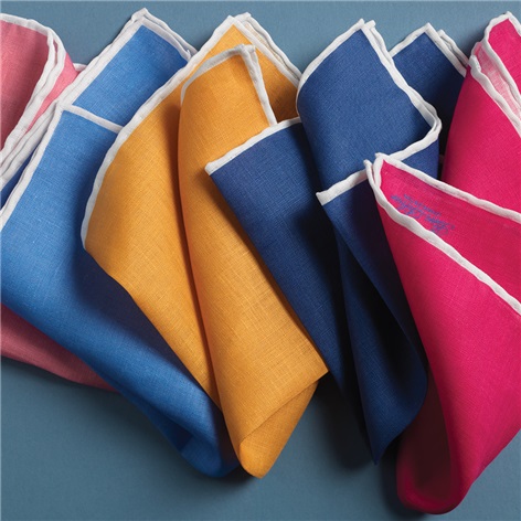 Linen Solid Pocket Squares