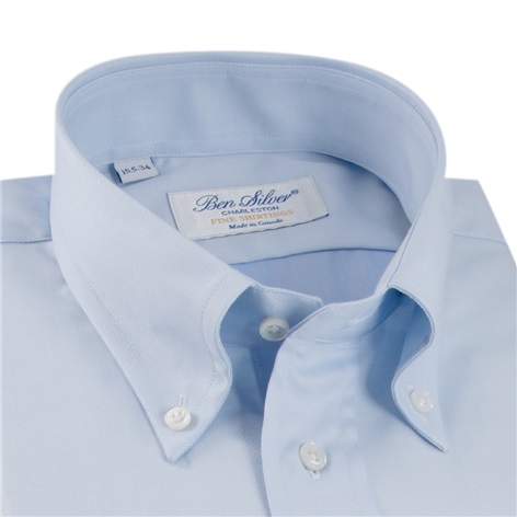 Classic Blue Twill Button Down