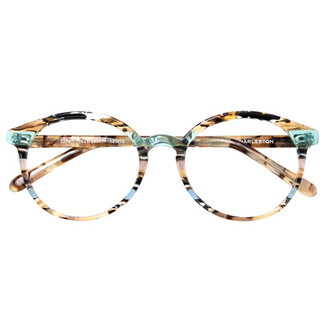 Multi-Colored Wissing P3 Frame in Aqua, Blue, Pink and Brown