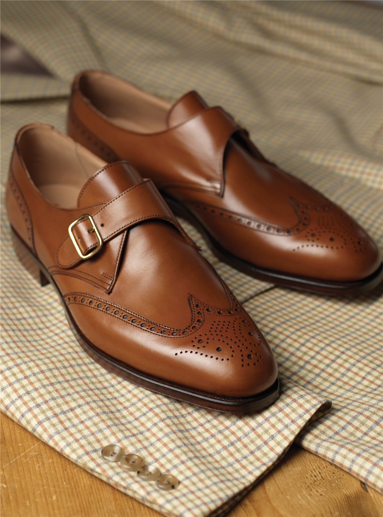 The Chalfont Monk Strap in Tan