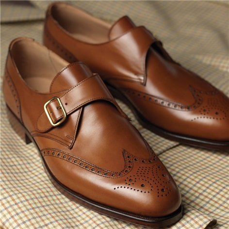 The Chalfont Monk Strap in Tan