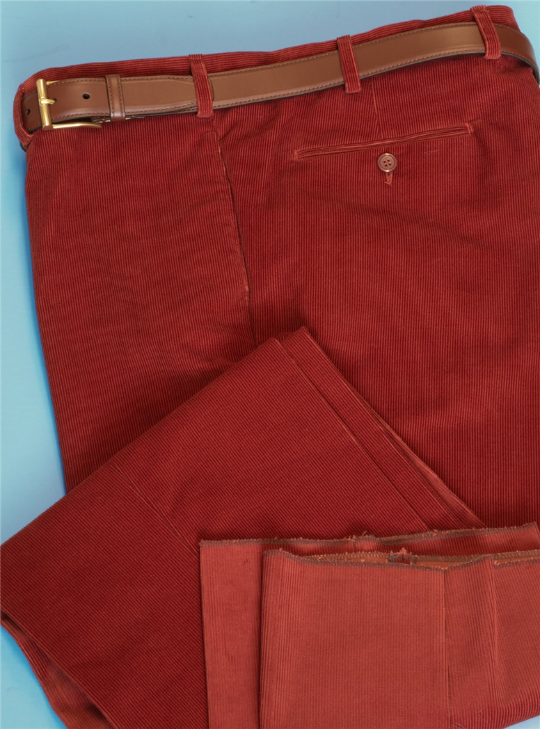 Red Corduroy Trousers