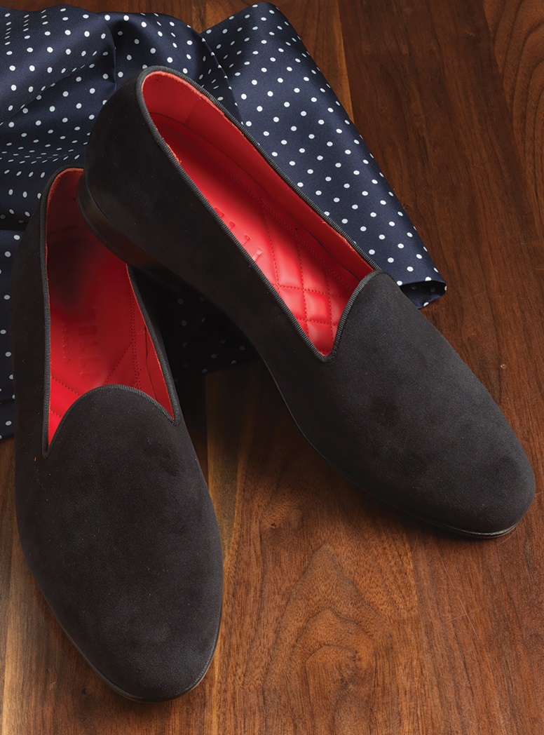 Velvet Tuxedo Shoe