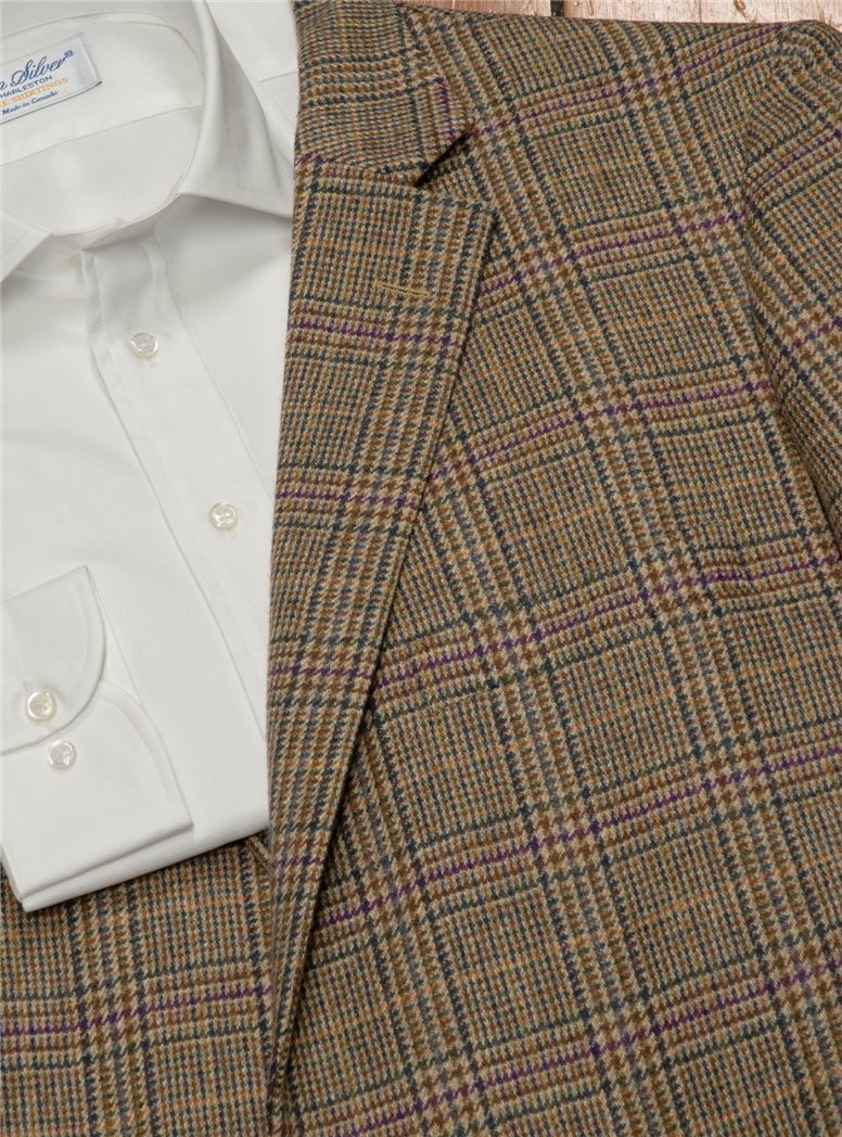 Sienna, Orange and Fuschia Glen Plaid Sport Coat