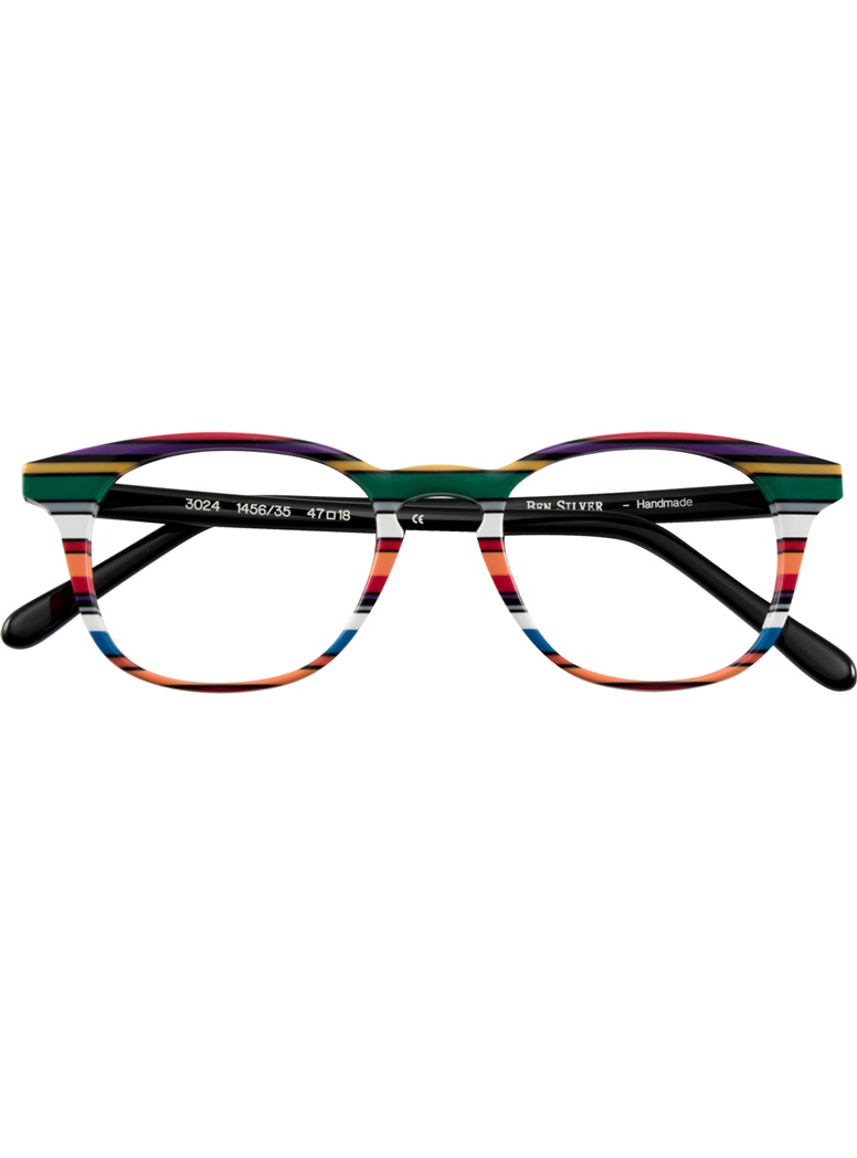 Multi-Colored Handmade Frame in Red, Black and Purple