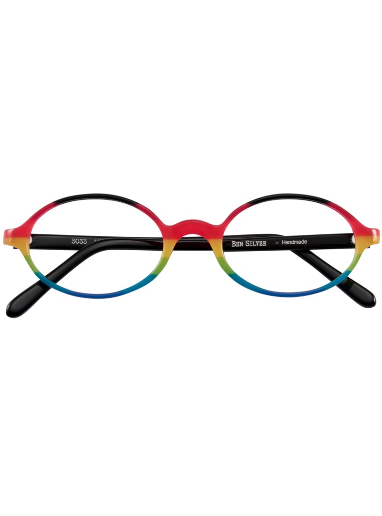Multi-Colored Handmade Frame in Black, Pink and Yellow