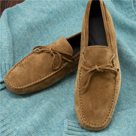 Suede Driving Loafers