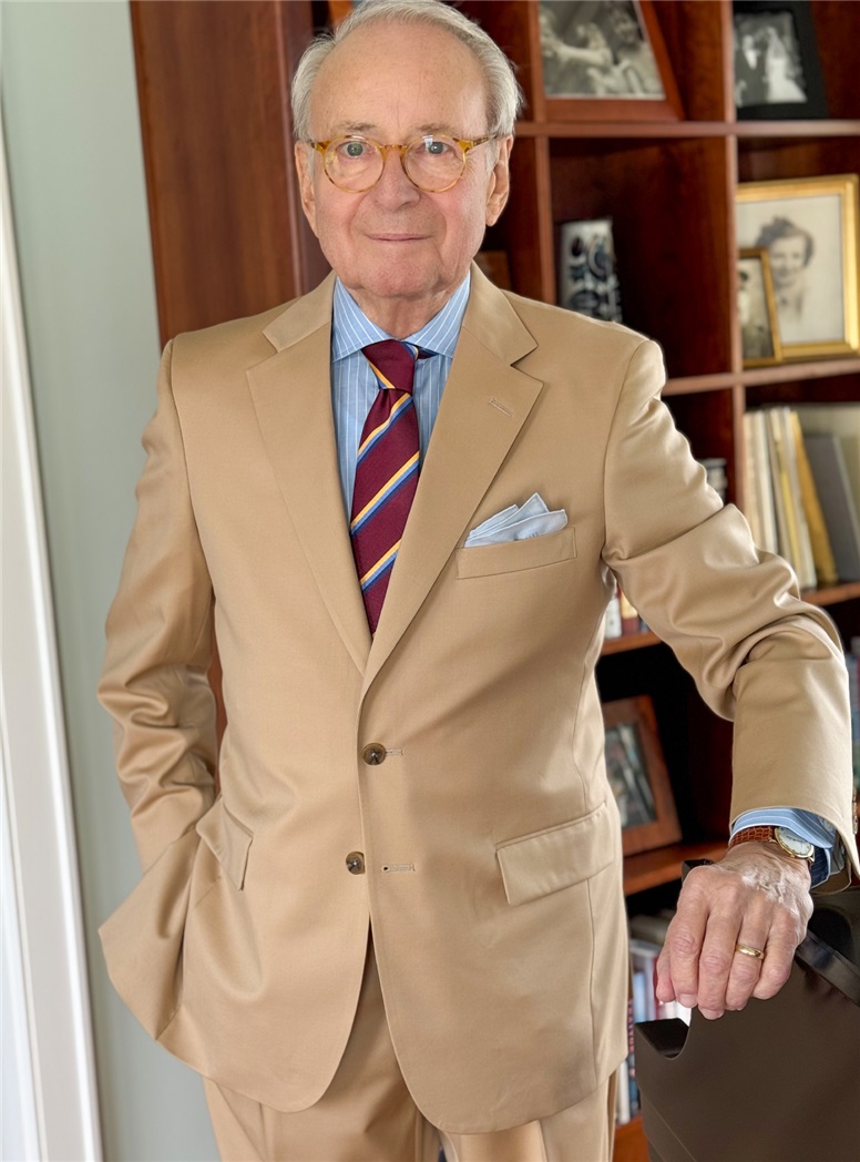 Tropical Wool Suit in British Khaki