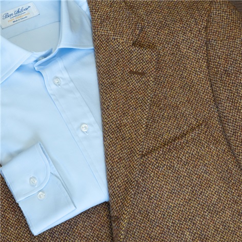 Wool Birdseye Harris Tweed Sport Coat