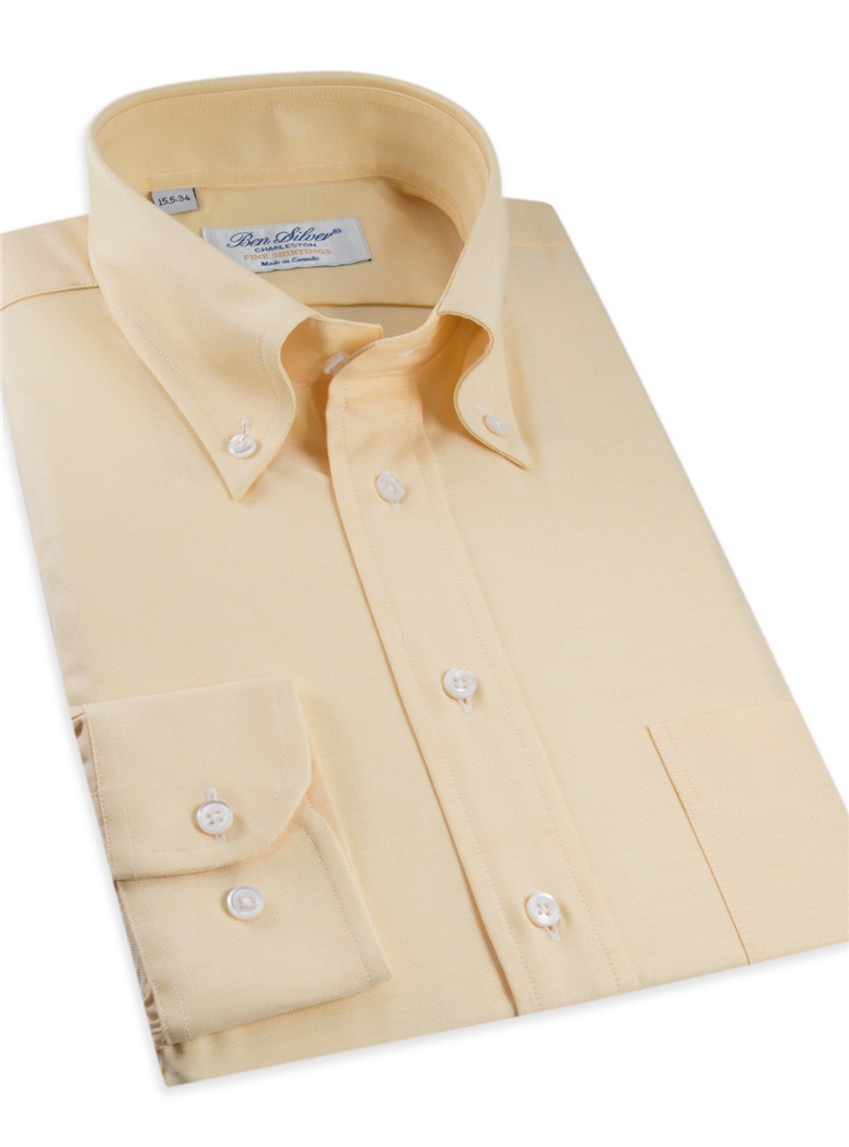 Yellow Oxford Button Down