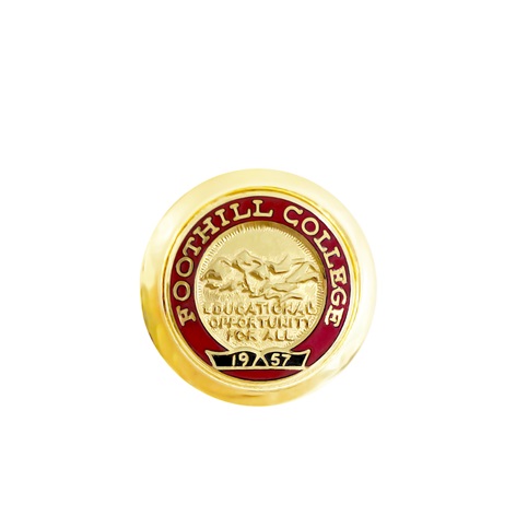Foothill College Blazer Buttons with Enamel
