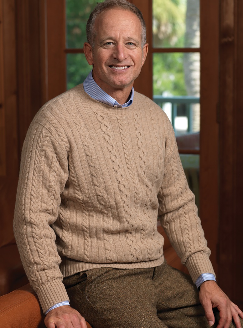 Cashmere Cable Knit Crewneck Sweaters
