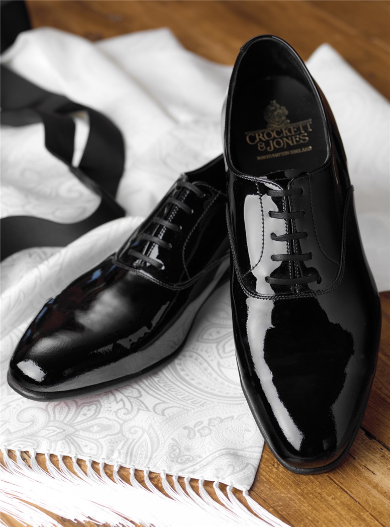 The Overton Black Patent Oxford