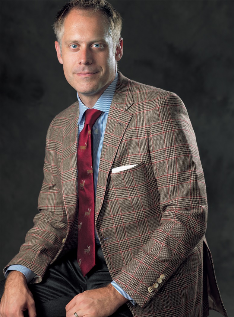 Jacket Cashmere Brown/Cream/Red Glen Plaid