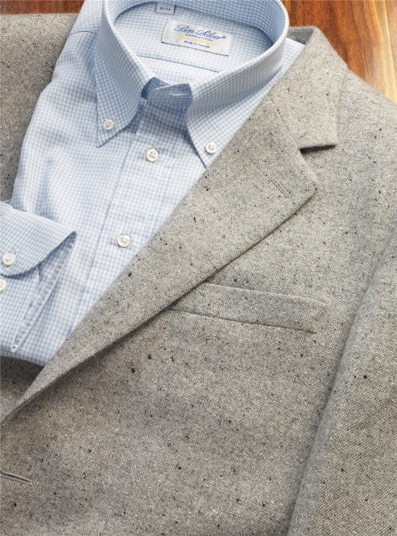 Cashmere Grey Donegal Jacket