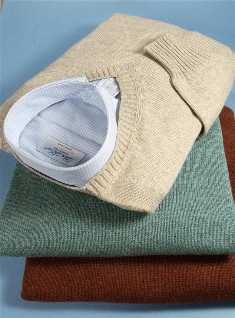 Cashmere V-neck Sweaters