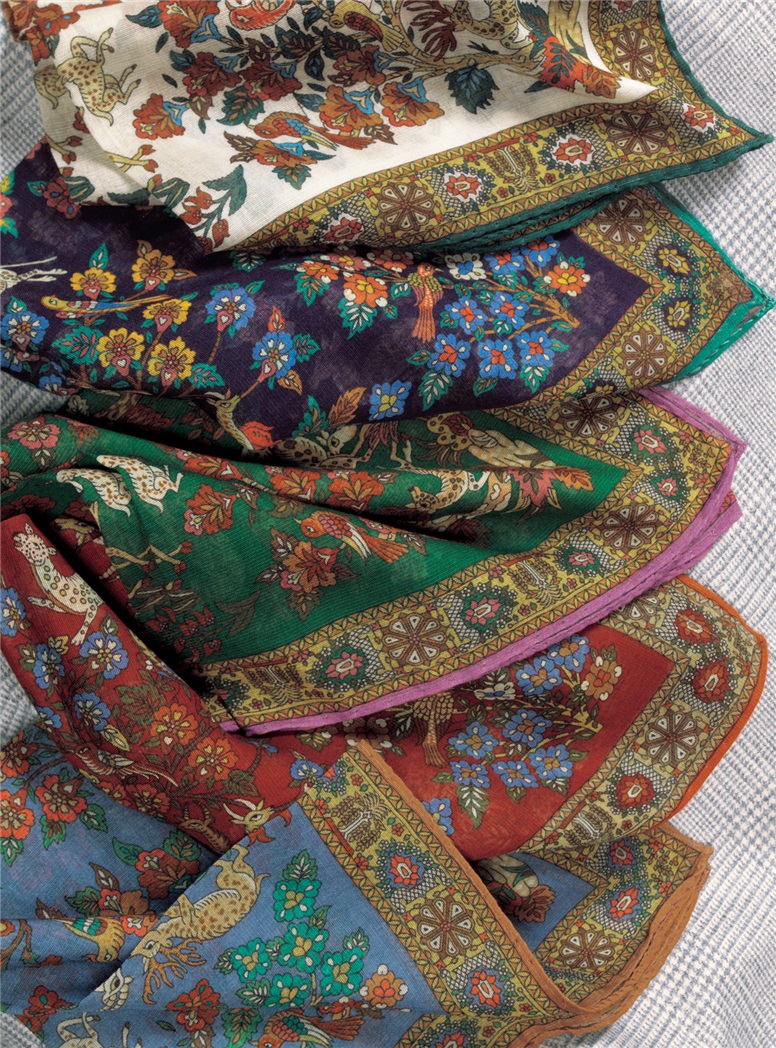 Flora and Fauna Pocket Squares
