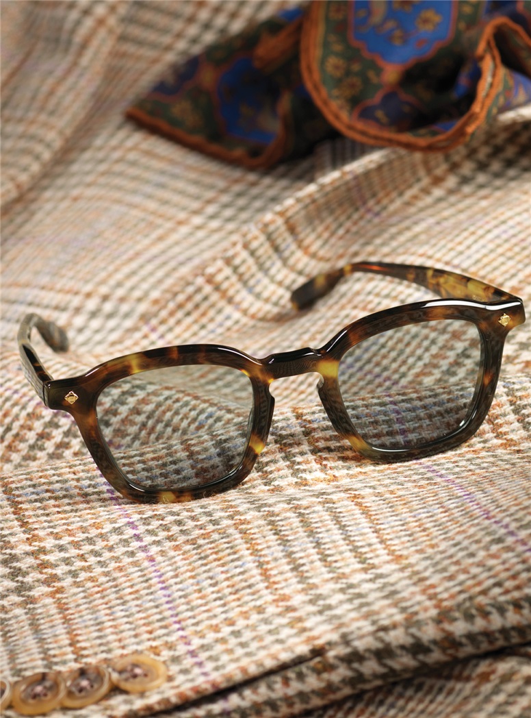 Bold Semi-Round Sunglasses in Dark Tortoise