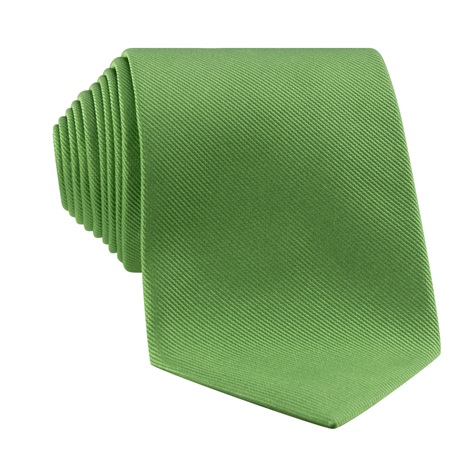 Silk Signature Solid Tie in Lime