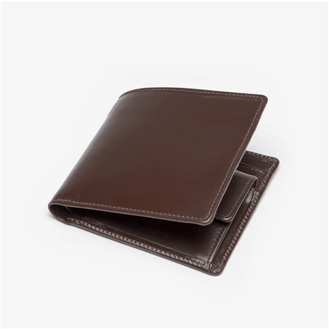 The Clarence Wallet in Dark Brown
