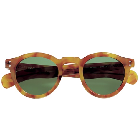 Bold Round Sunglasses in Honey Tortoise