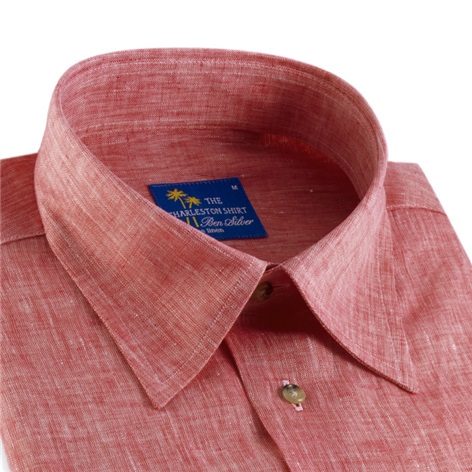 Brick Charleston Linen Shirt