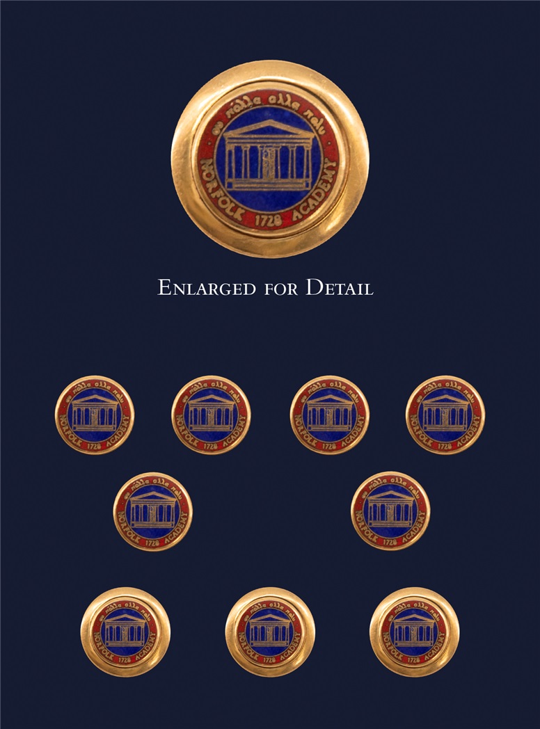 Norfolk Academy Blazer Button with Enamel