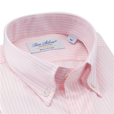 Pink Bengal Stripe Button Down