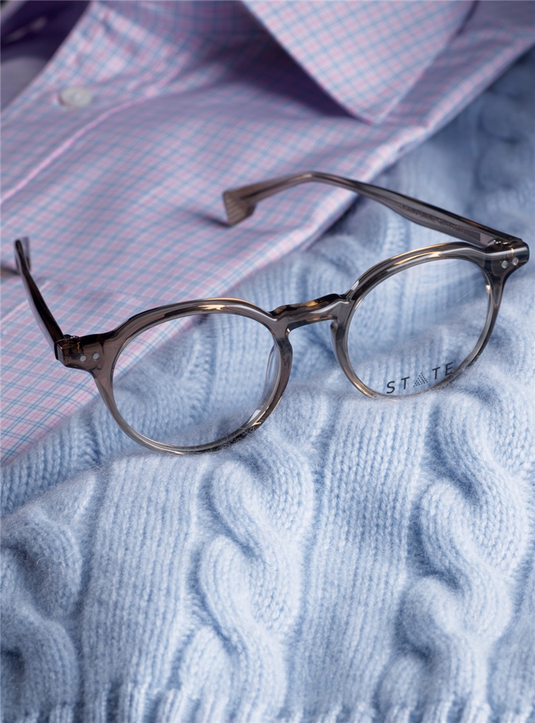 Elston Semi-Round Frame in Smoke