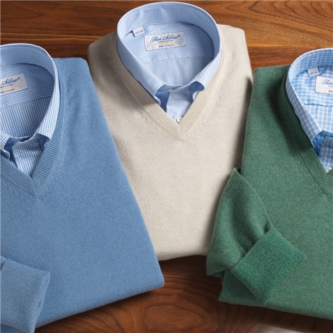 Cashmere V-neck Sweaters
