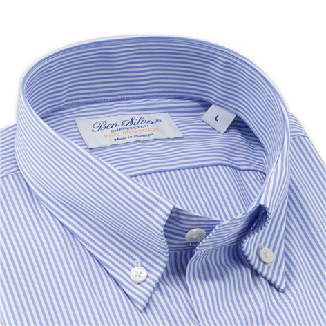 Light Blue Bengal Stripe Button Down