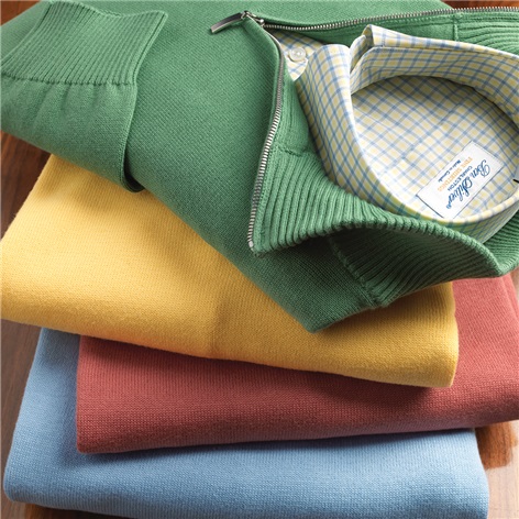 Cotton Quarter Zip Sweaters