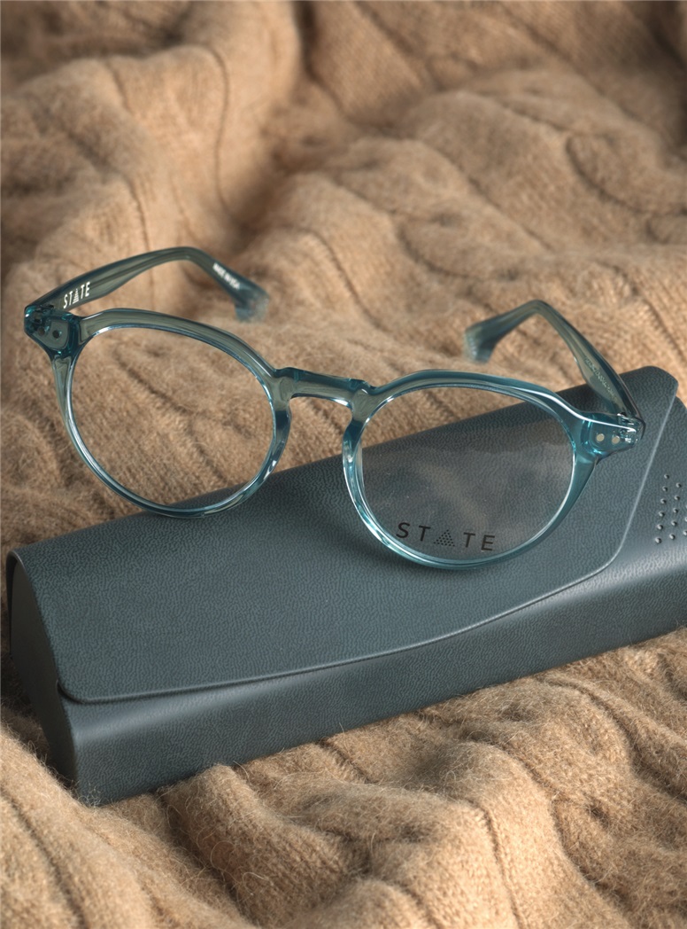 Elston Semi-Round Frame in Seaglass