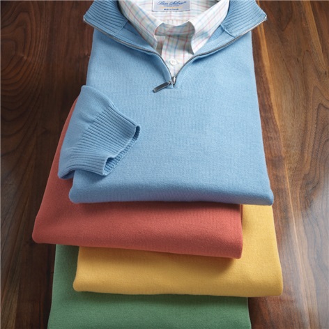 Cotton 1/2 Zip Sweaters