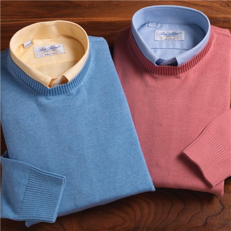 Cotton Crewneck Sweaters