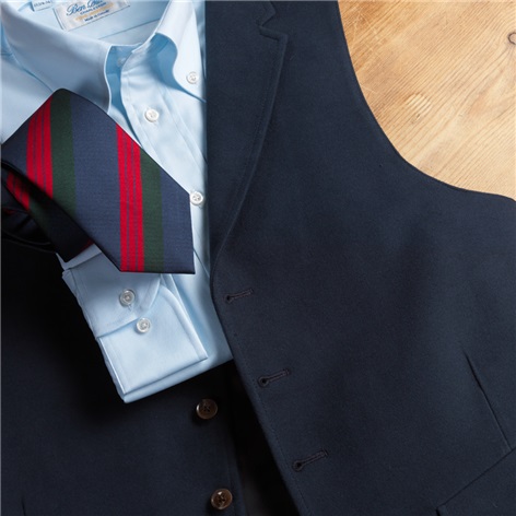 Moleskin Waistcoat in Navy