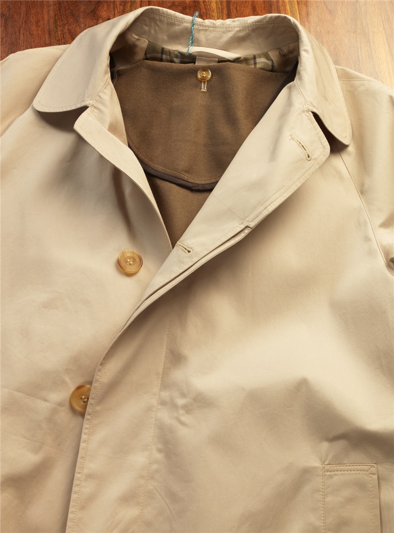 Cotton Khaki Top Coat