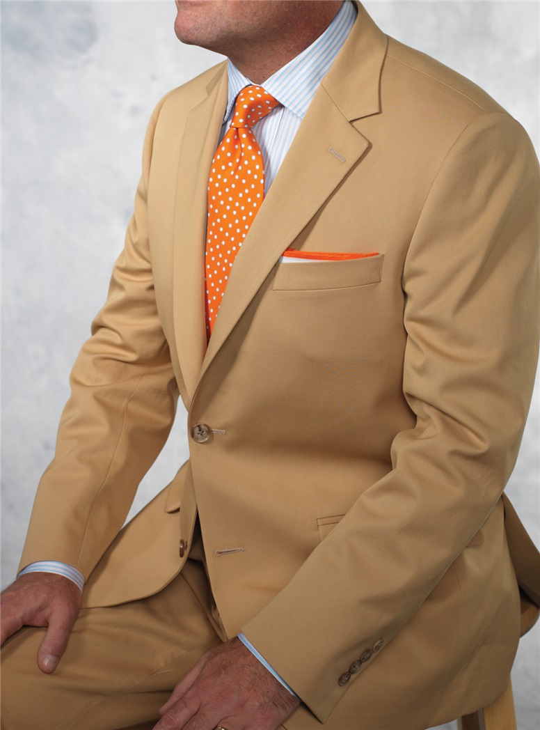 Tan Cotton Suit