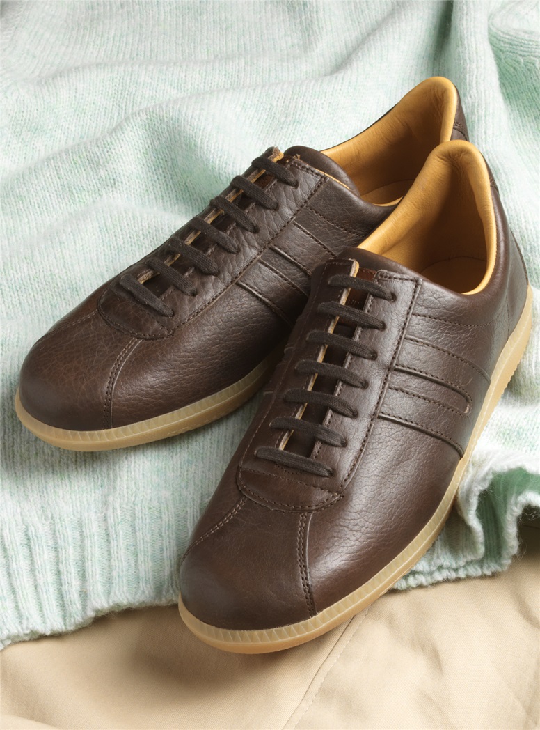 The Bison Sneaker in Brown