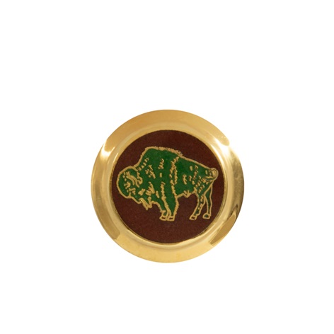 Buffalo Blazer Buttons with Enamel