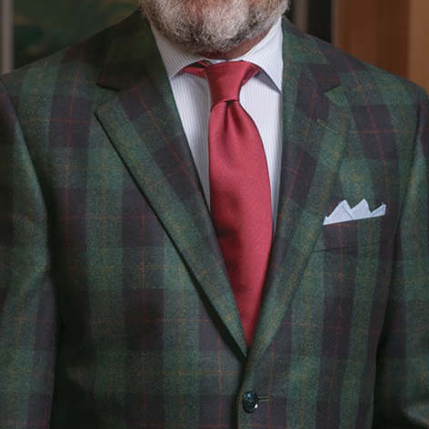 Wool Holiday Tartan Jacket