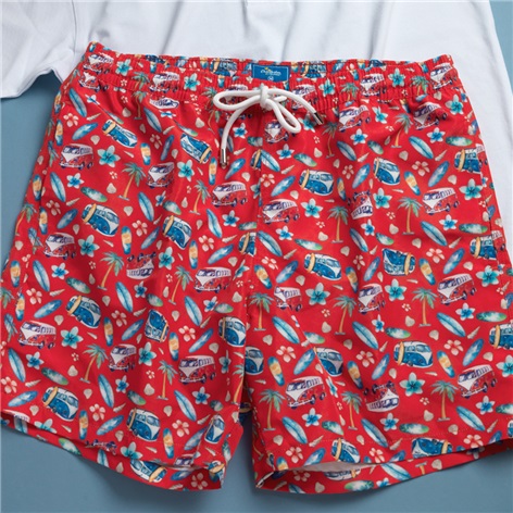 Surf Print Charleston Trunks