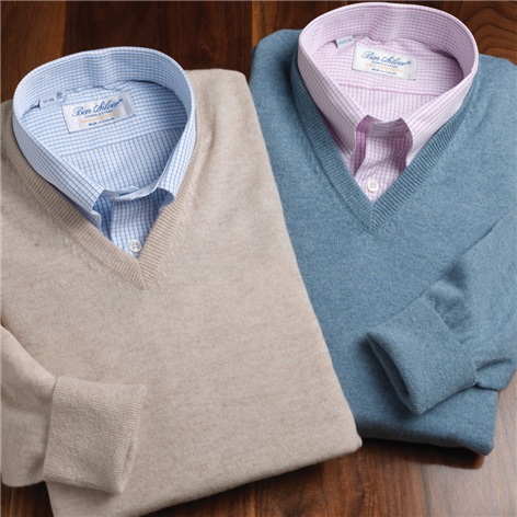Cashmere V-neck Sweaters