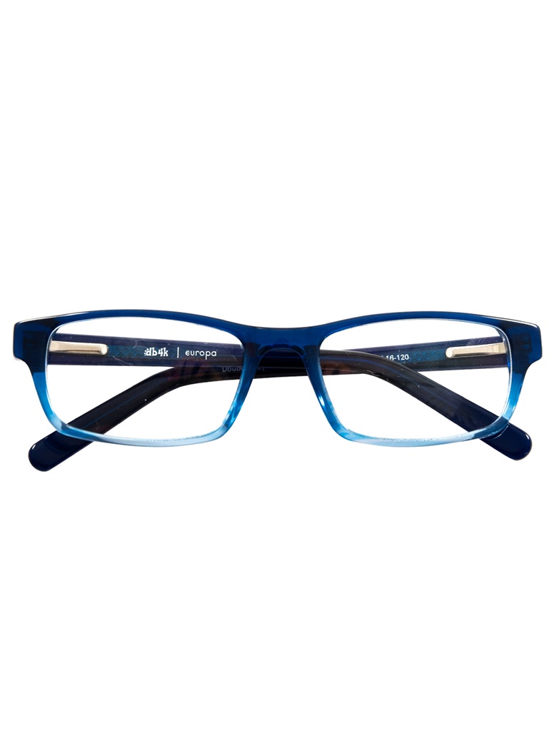 Slim Rectangular Children's Frame in Navy and Sky