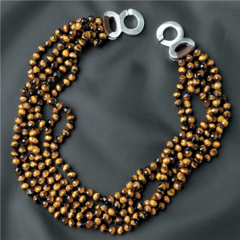 Tiger Eye 6-strand Necklace